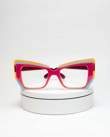 Multicolored Clear glasses