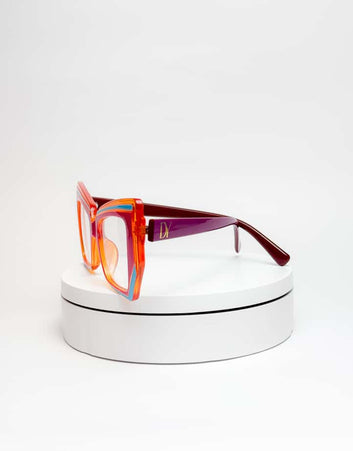 DY Multi Colored Frame clear glass